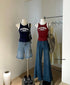 Women Racerback Graphic Tank Tops